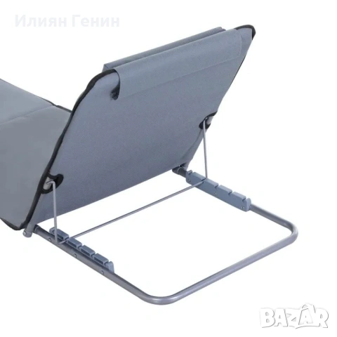 Сгъваем шезлонг Outsunny, снимка 7 - Градински мебели, декорация  - 54095662