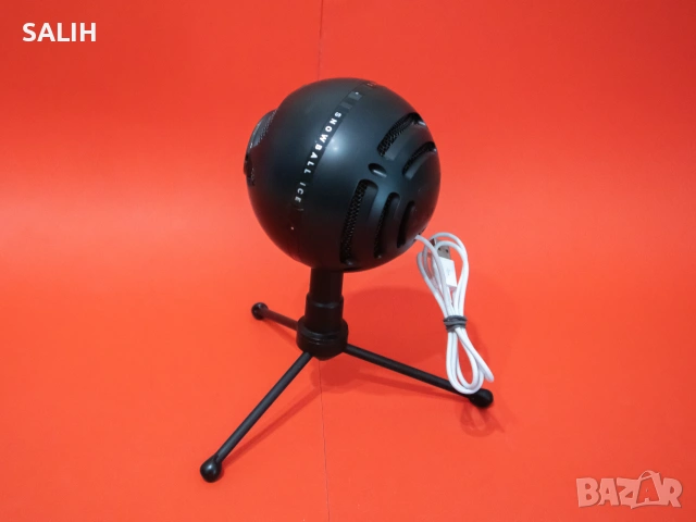 Blue Snowball Ice USB Микрофон за стрийминг, подкаст, гейминг, записи, компютър, лаптоп, снимка 5 - Микрофони - 55244113