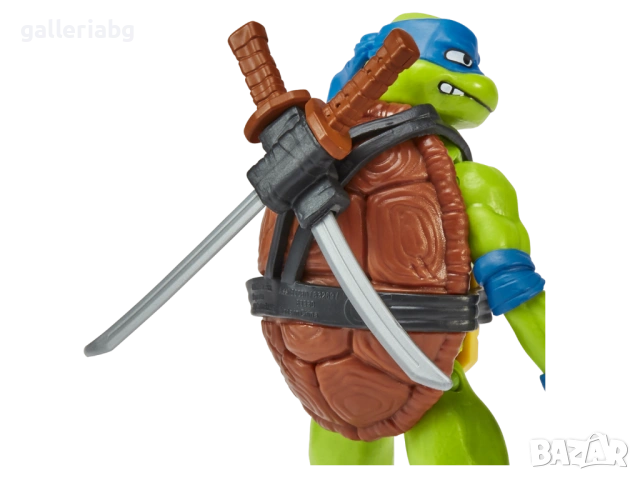 Фигурка Леонардо Leonardo TMNT Mutant Mayhem Костенурките Нинджа с катани, снимка 3 - Фигурки - 54946161