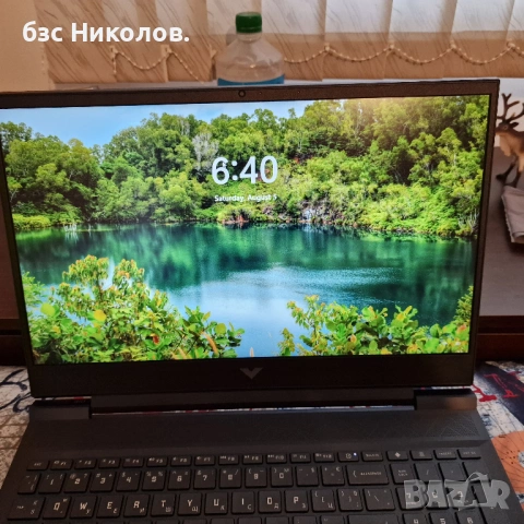 Нов лаптоп HP Victus 16-d1000nu цвят Mica Silver.