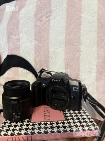 Филмов фотоапарат Canon EOS 5000 SLR с обектив 38-76mm-за части , снимка 3 - Фотоапарати - 55652572