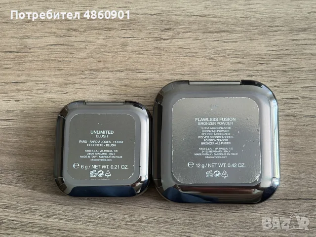 руж и бронзант Kiko Milano, снимка 4 - Декоративна козметика - 55679429