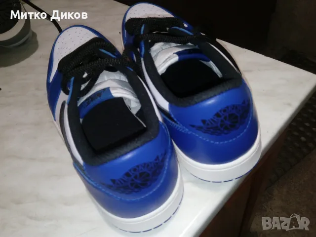 Nike Air Jordan 1 Retro Low OG Game Royal маркови марат. ест. кожа нови №43 US 9.5 UK 8.5 ст. 275мм, снимка 3 - Маратонки - 55513143