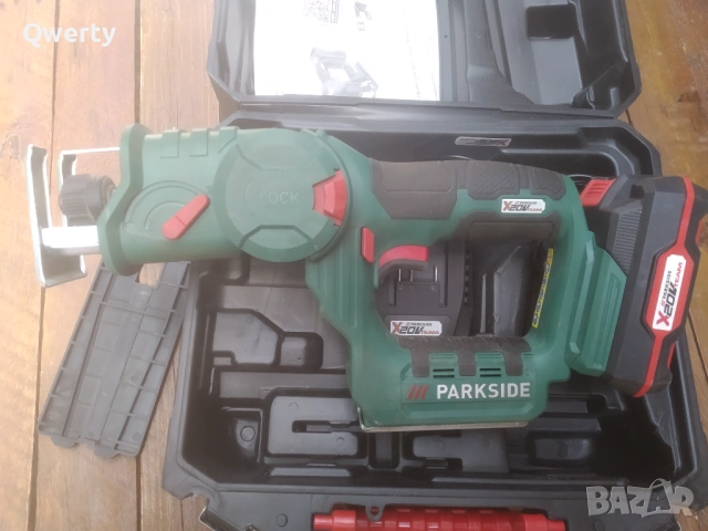 PARKSIDE 20V 2 в 1 - саблен / прободен трион, снимка 2 - Триони и циркуляри - 54787582
