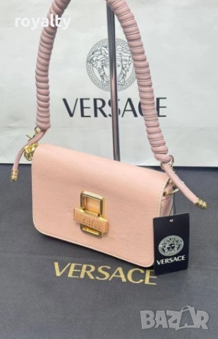 Versace Нова Дамска Кожена Чанта 