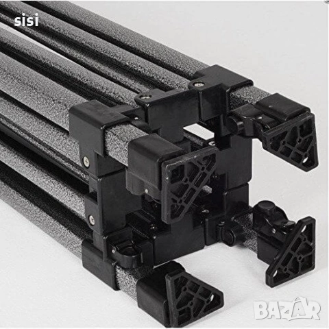 Сгъваема квадратна градинска шатра тип хармоника, снимка 3 - Градински мебели, декорация  - 54229499