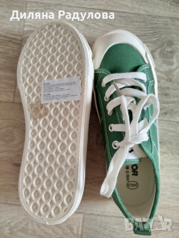 Зелени кецове - 38.5 номер, снимка 5 - Дамски ежедневни обувки - 54201465