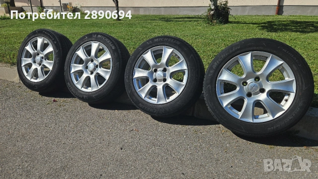Комплект летни гуми MICHELIN с лети джанти за Ситроен