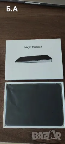 Apple Magic Trackpad 3 Черен Като нов! Пълен комплект, снимка 4 - Клавиатури и мишки - 55338208