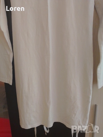 👠💋🎀*Butik Verona*👠Бяла рокля с връзки, снимка 6 - Рокли - 54667582