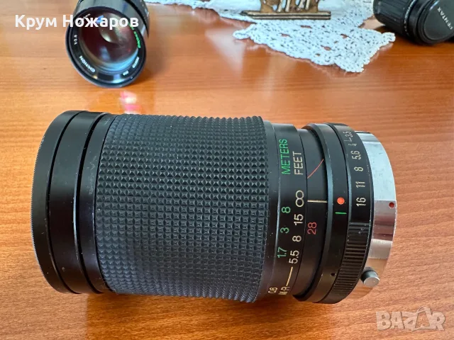 Продавам Vivitar. 28-85mm. 1:3.5-4.5. MC. Macro focusing zoom. NO.77454217. ф62mm , снимка 3 - Обективи и филтри - 55360910