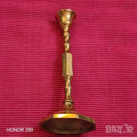 Месингов свещник. , снимка 2 - Декорация за дома - 55458512