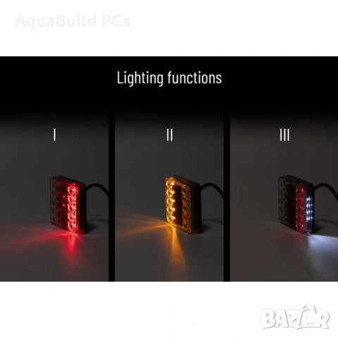 LED стопове за ремаркета и колесари, снимка 3 - Части - 54569062