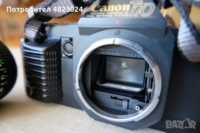 Canon T70 & Canon FDn 28mm f2.8 Lens. Canon FD Mount, снимка 13 - Фотоапарати - 54552327