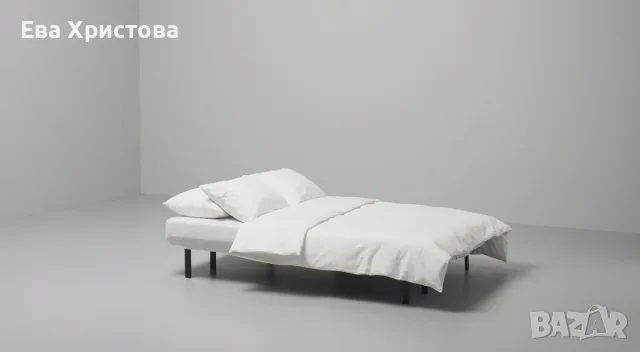 диван IKEA Клик-Клак + ПОДАРЪК калъф, снимка 5 - Дивани и мека мебел - 55398170