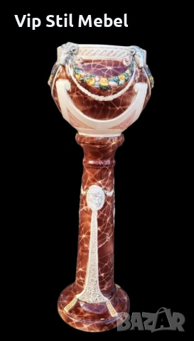 Италианска антикварна колона с кашпа , снимка 7 - Други - 54055495