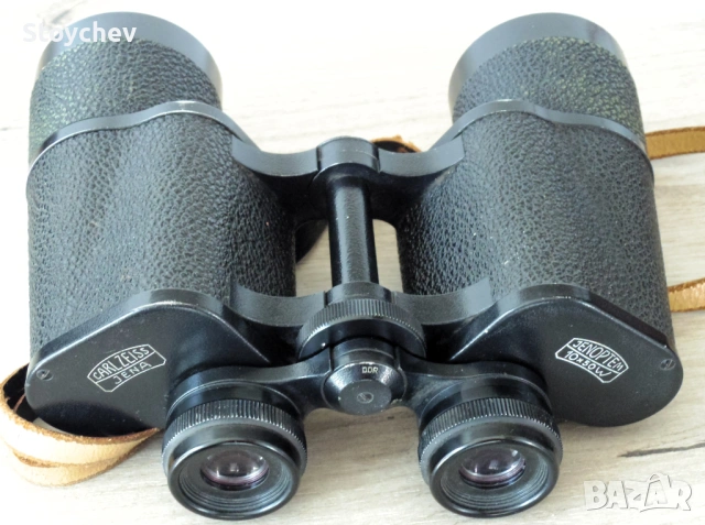 Бинокъл Carl Zeiss Jena Jenoptem 10x50w 1977г., снимка 2 - Оборудване и аксесоари за оръжия - 50158941