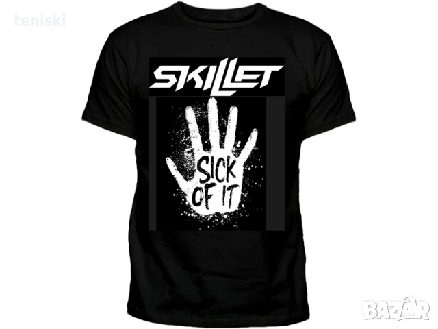 Рок тениски Skillet Скилет 4 модела, снимка 4 - Тениски - 54388096