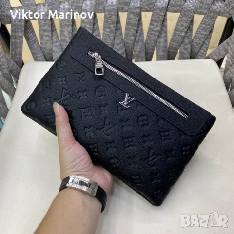 Louis Vuitton Pochette / Clutch – Висок клас реплика, Black Monogram