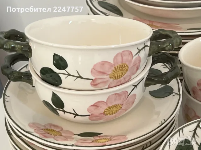 Професионален комплект Villeroy & Boch "Wildrose" – 92 части, снимка 2 - Сервизи - 55439281