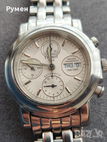 Tissot automatic chronograph Eta 7750 Valjoux, топ състояние, бартер, снимка 6 - Мъжки - 54147824