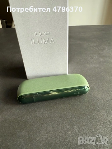 IQOS Iluma устройство, зелен цвят, ползвано броени пъти 