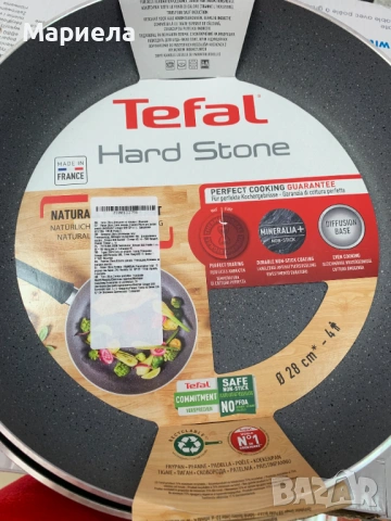 Tefal 28см. тиган с незалепващо покритие, снимка 2 - Съдове за готвене - 54866282