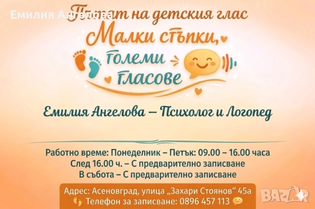 Психолог, логопед, психолого - педагогическа подкрепа в обучението 