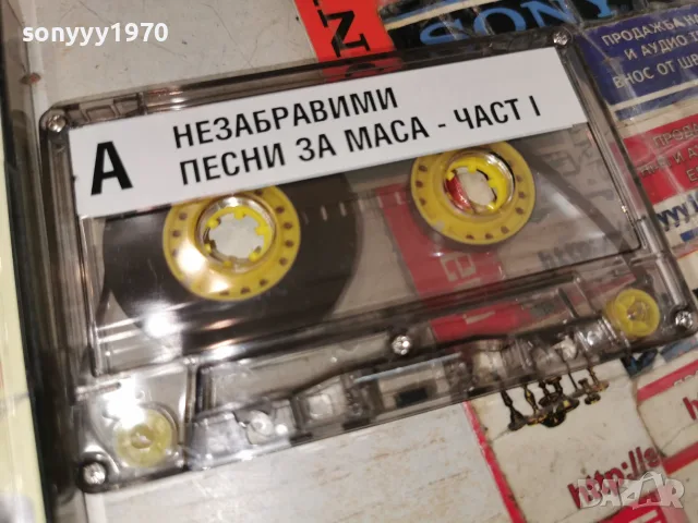НЕЗАБРАВИМИ ПЕСНИ ЗА МАСА 2207261937H2E7R, снимка 2 - Аудио касети - 55381446