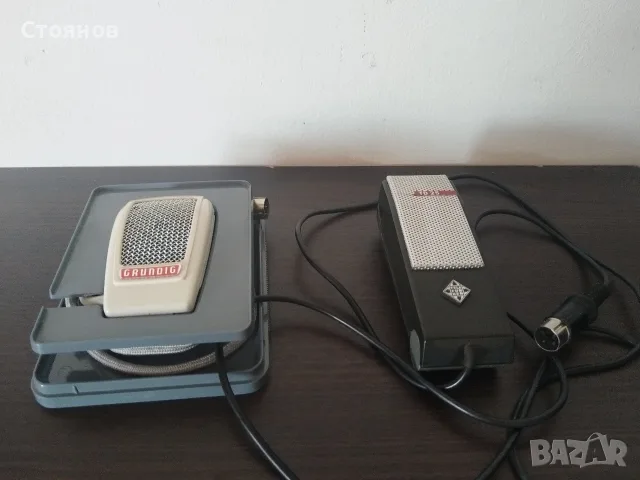Ретро динамични микрофони GRUNDIG,TELEFUNKEN , Germany, снимка 13 - Микрофони - 54809075