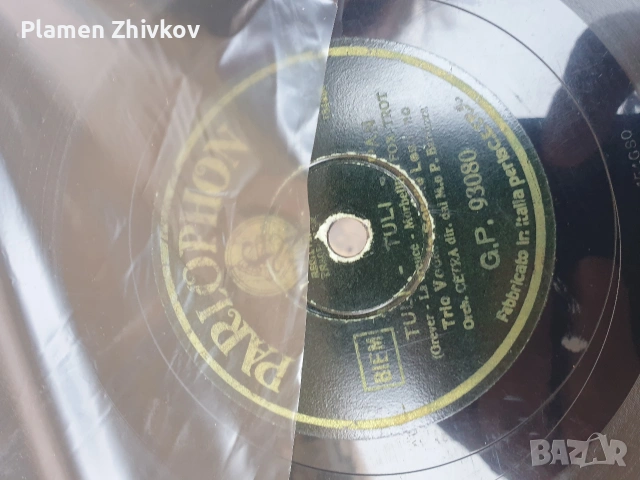 Огромна фонотека състояща се от 190 бр бакелитови плочи за патофонен грамофон, снимка 12 - Грамофонни плочи - 54353000