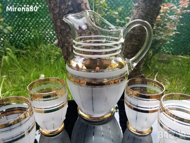 Винтидж сервиз за вода , снимка 2 - Сервизи - 54390627