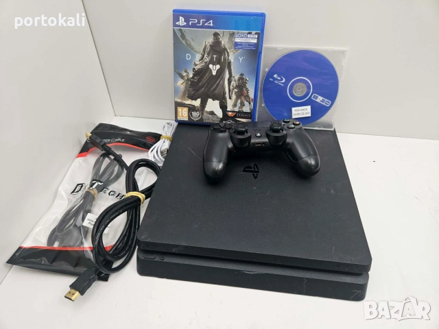 ХАКНАТ! +35 игри! PS4 Playstation 4 Slim Плейстейшън 4 500GB много игри комплект!