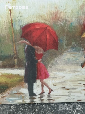 Маслена картина върху платно , снимка 3 - Картини - 54162414