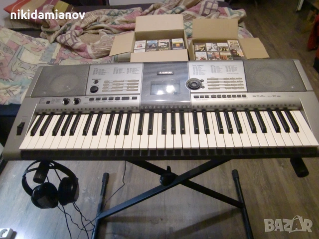 Продавам синтезатор YAMAHA YPT-400 запазен   , снимка 2 - Синтезатори - 54403183