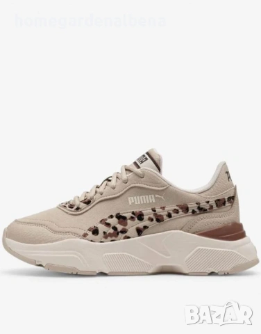 PUMA Cassia Rose I Am The Drama Дамски Маратонки – Бежови – Еко Кожа – SoftFoam+ – №37.5 / №42, снимка 3 - Маратонки - 54571693