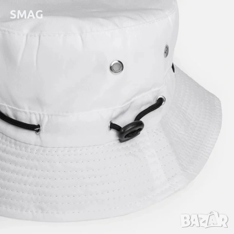 Мъжка шапка тип bucket бяла_1261081, снимка 2 - Шапки - 54925529