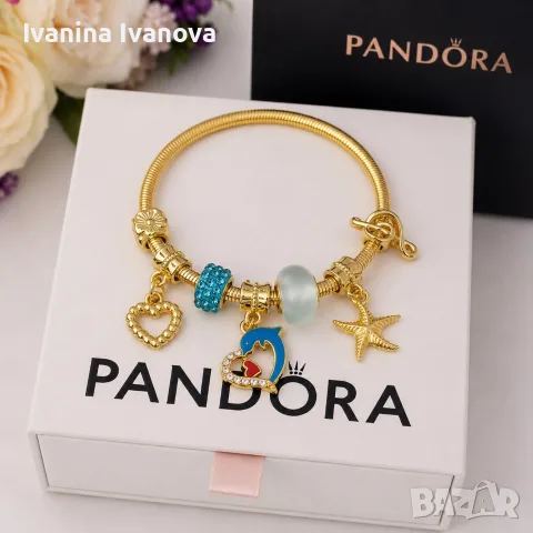 Дамски гривни тип Pandora – избери 3 за 30 €, третата подарък, снимка 9 - Гривни - 55622919