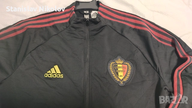 Горнище Белгия х Адидас 2018/19, Size M, снимка 8 - Спортни дрехи, екипи - 54526244