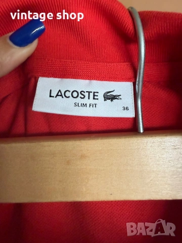 Дамска Polo shitt Lacoste, размер 36( М, L), снимка 6 - Тениски - 55163789