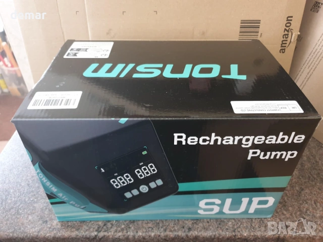 Електрическа помпа за SUP Tonsim 20 PSI, 4 режима, 12V DC конектор, снимка 7 - Друга електроника - 54412456
