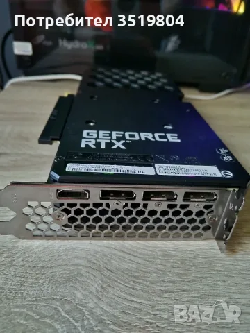 Видео карта GeForce 3060 PALIT 12GB, снимка 3 - Видеокарти - 55458878