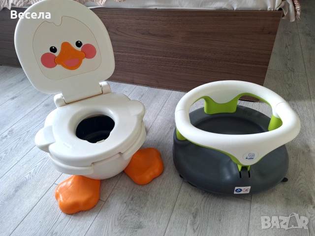 Бебешки стол за къпане и гърне
