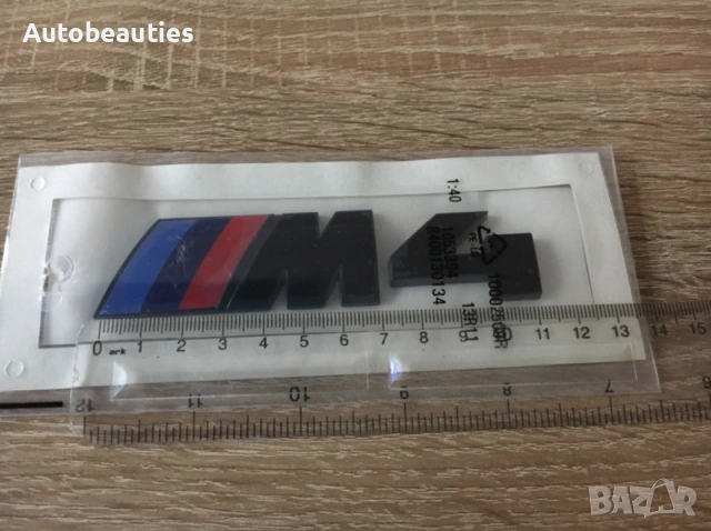 черна емблема BMW M4, снимка 2 - Аксесоари и консумативи - 55165266