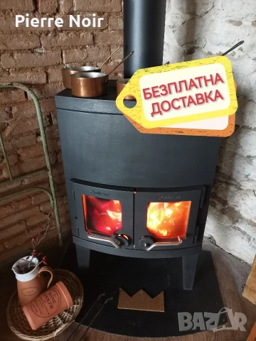 Скандинавска чугунена печка 