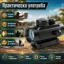 Тактически бързомерец оптически мерник оптика оръжие 1X30 ловна пушка, снимка 7
