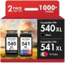 Нови 540XL 541XL мастилени касети за Canon Pixma TS5150 TS5151 MG3650S принтер тонер мастило печат, снимка 1