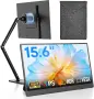 Преносим монитор 15.6" 1080P с регулируема стойка, USB-C/HDMI, снимка 1