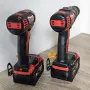 НОВ комплект Milwaukee M18 ударен гайковерт и винтоверт с 2 батерии 4Ah, зарядно и куфар, снимка 7