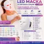 LED Маска за Светлинна Терапия с 7 Цвята – Подмладяване, Анти-Акне и Възстановяване на Кожата, снимка 3